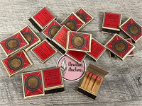 Bundle of vintage Franklin Life Ins matchbooks