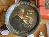 Sterling Beer Serving Tray