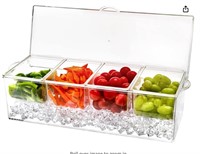 Jucoan Large Ice Chilled Condiment Server