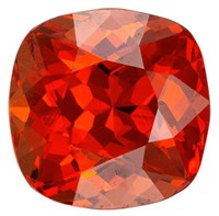 Natural Mandarin Orange Spessartite Garnet - Certi