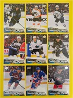 2022-23 UD Young Guns Rookie Cards - Lot of 9