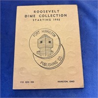 Coins: Roosevelt 50 Silver Dime Collection Book