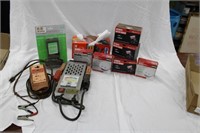 BATTERY, SMOKE ALARM, AUTO BATTERY CHARGER
