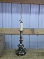 36" brass lamp