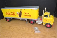 Ertl Semi Truck & Trailer Coca Cola 19" Long