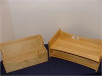 Wood Desk Sorters