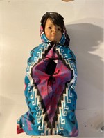 Danbury Mint Collection "Navajo Papoose" doll