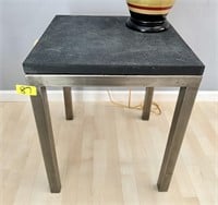 Stone Top Side table 20x20x24