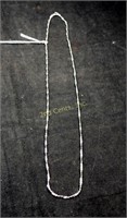 23" Sterling Silver Twisted Chain Fancy Necklace