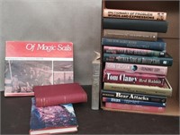 Box 16 Books - Clancy, Grisham, Hemingway, Misc