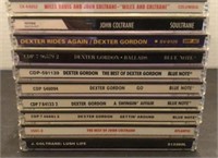 CD collection, mostly Jazz.