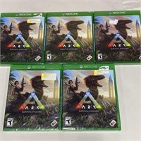 (5)  Ark Survival Evolved Video Game X-Box One