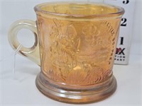Little Bo-Peep Marigold Carnival Glass Mug
