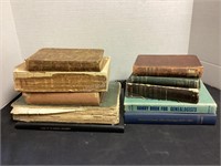 10 Antique Scientific and Reference Books