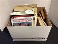 Box of Music Books & Sheet Music