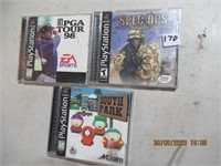 3  Playstation Games