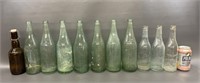 Group antique etc. glass bottles - Hamm,