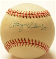 Roger Clemens Autographed American League Baseball