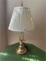 Vintage Brass Adjustable Lamp 24” tall