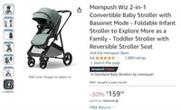 B4075 Mompush Wiz 2-in-1 Convertible Baby Stroller