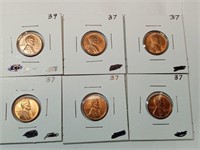 OF) UNC 1930's wheat pennies
