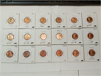 OF) UNC 1940's wheat pennies