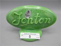 Fenton chamelion green oval logo