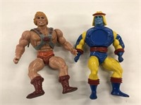 2 Vintage He-Man Figures