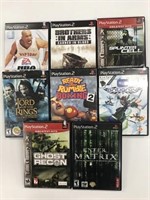 8 PS2 Games