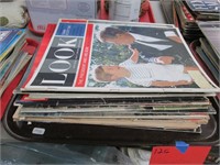 Stack of Look / LIFE Magazines.