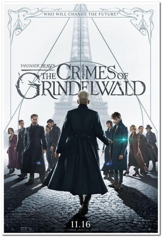 Crimes of Grindelwald Authentic DEPP Movie Poster