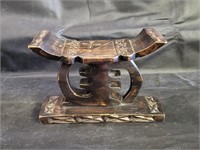 Carved Wooden Book Stand