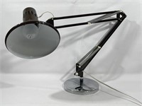 Vintage Metal Adjustable Table Lamp (Works) 21in