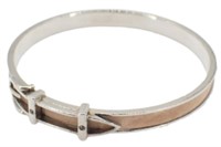 Hermes Belt Motif Bangle Bracelet