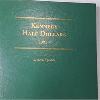 43 KENNEDY HALF DOLLAR COLLECTION WITH BOOKS