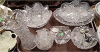 CUT GLASS LOT