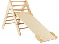 Retail$100 3in1 Wooden Climbing Triangle Set