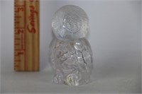 Glass Owl Figurine