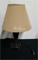 15.5 in table lamp with shade
