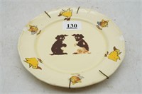 Mount Clements Childs Plate w/Wall Hanger