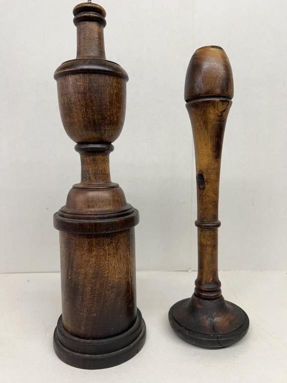 Wooden Store display pedestals 16 1/2" x 5" and