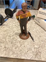 Country time race car driver statue