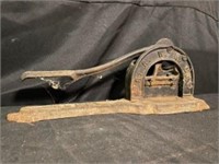 S. C. W. W. And Co.  Cast Iron Tobacco Plug Cutter