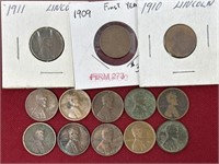 Early 1900’s Wheat Pennies