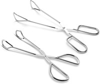 9 & 11 Stainless Steel BBQ Tongs