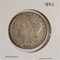 1882 - MORGAN SILVER DOLLAR (6)