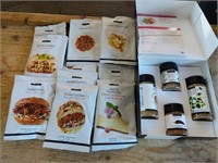 A fantastic cooking lot that includes spices and