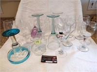 Glass Stemware Asst