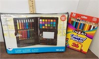 CraZArt colored pencils & Art set(not complete)