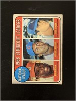 1969 Topps Bob Gibson National League Strikeout Le